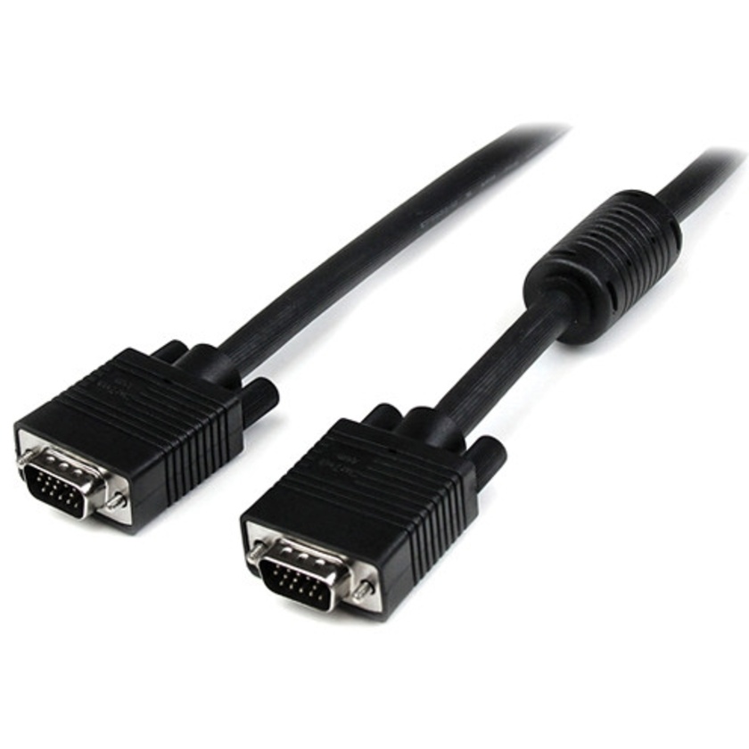 StarTech Coax High Resolution HD15 Male to HD15 Male VGA Cable (1.8m, Black)
