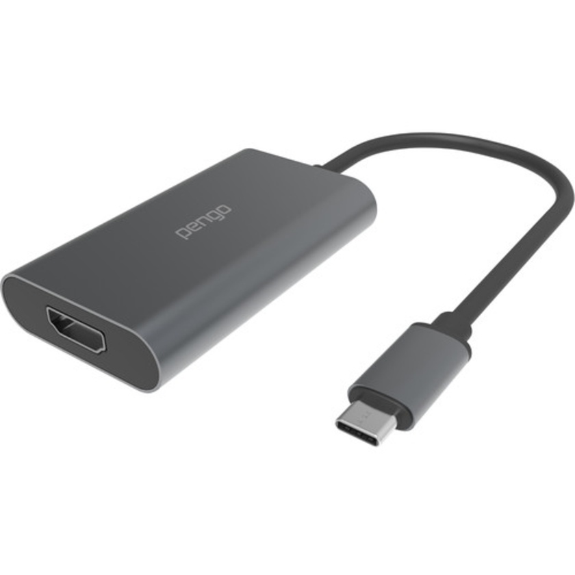 Pengo Technology 1080p HDMI to USB Type-C Video Grabber (Titanium Grey)