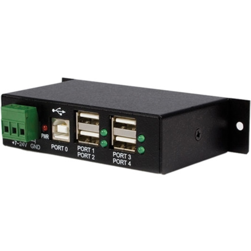 StarTech Mountable 4-Port Rugged Industrial USB Hub