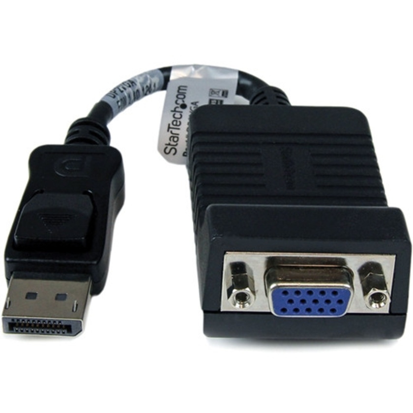 StarTech DisplayPort to VGA Video Adapter Converter (Black)