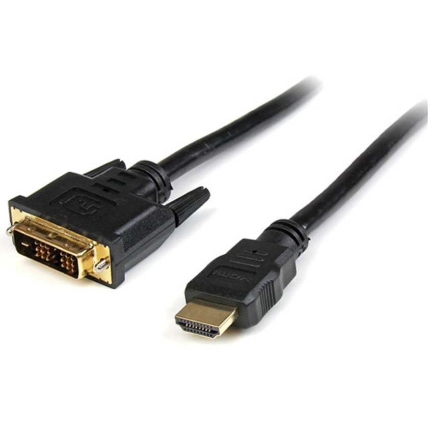StarTech HDMI Male to DVI-D Male Cable (3m, Black)