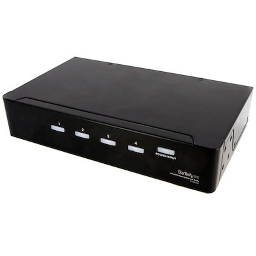 StarTech ST124DVIA 4 Port DVI Video Splitter with Audio