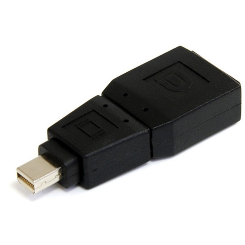 StarTech Mini DisplayPort Male to DisplayPort Female Adapter Converter (Black)