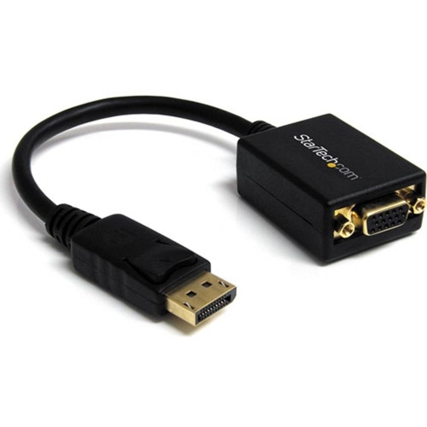 StarTech DisplayPort to VGA Video Adapter Converter (Black, 36cm)