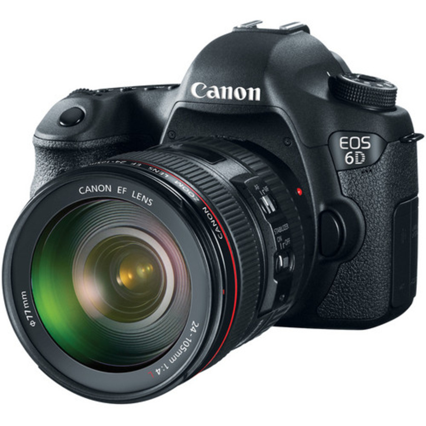 Canon EOS 6D Digital Camera with Canon 24-105mm f/4.0L IS USM AF Lens