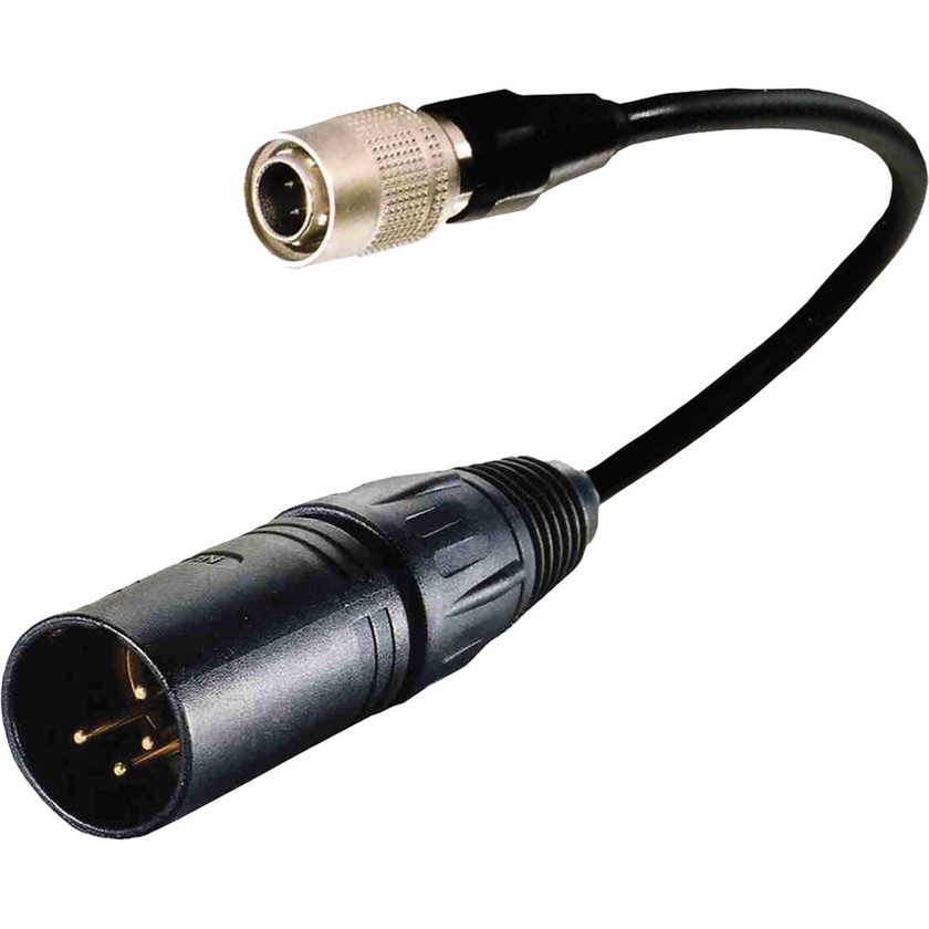 Cable Techniques BB-HA4M-6 4-Pin XLR-Male to Hirose Adapter Cable (15.2cm)