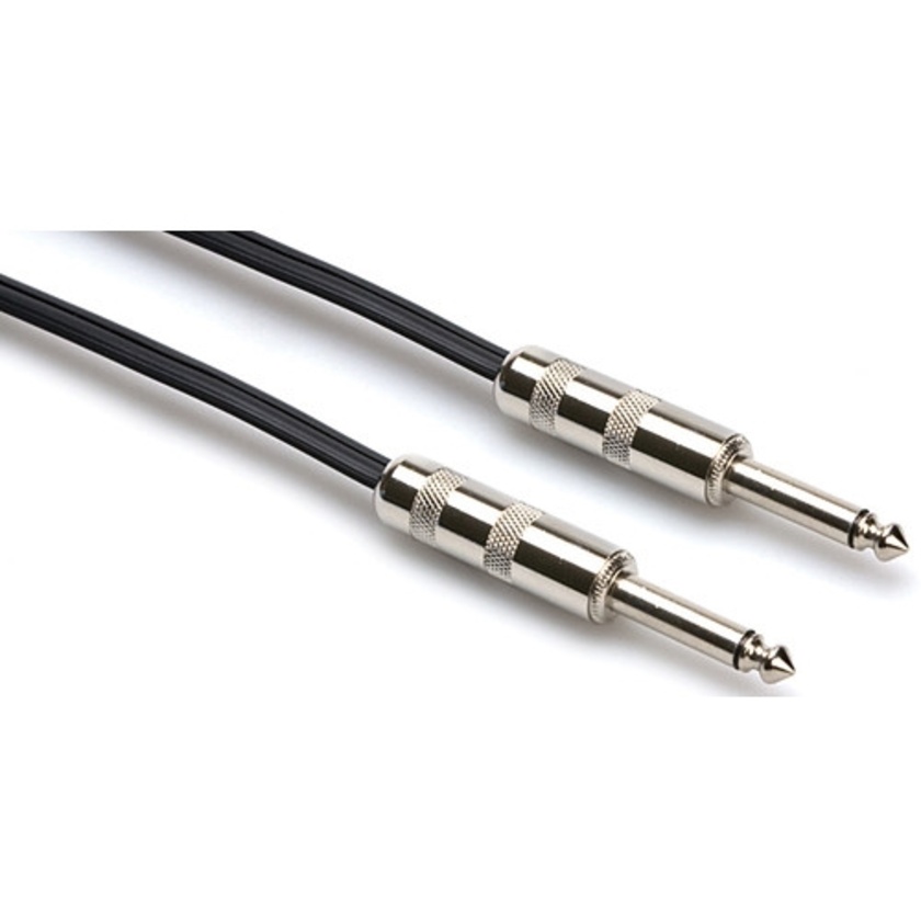 Hosa SKZ-600 Series 1/4" TS Male to 1/4" TS Male Speaker Cable (16 Gauge) - 25'