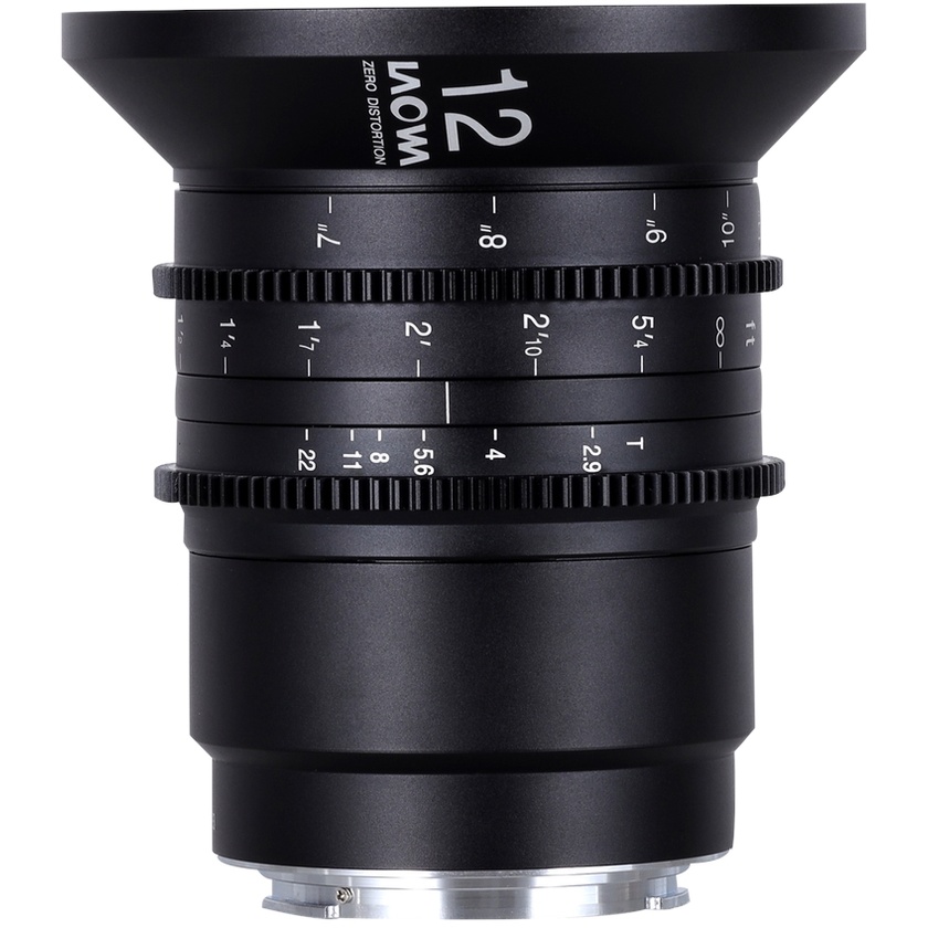 Laowa 12mm T2.9 Zero-D Cine for Canon RF (Feet)