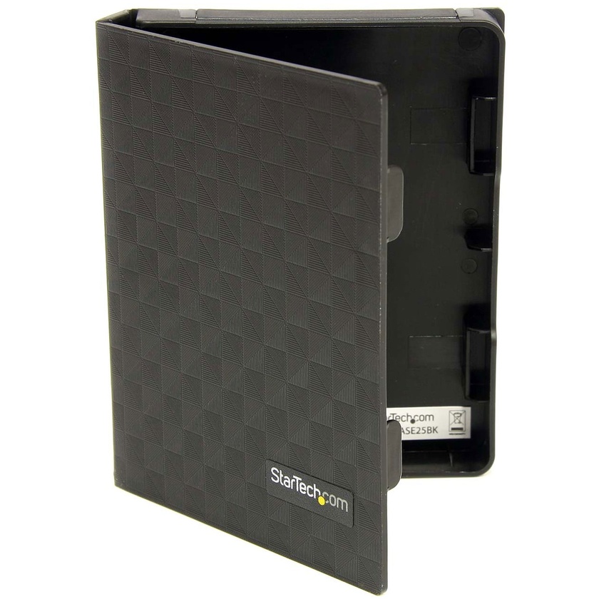 StarTech 2.5in Anti-Static Hard Drive Protector Case (Black, 3pk)