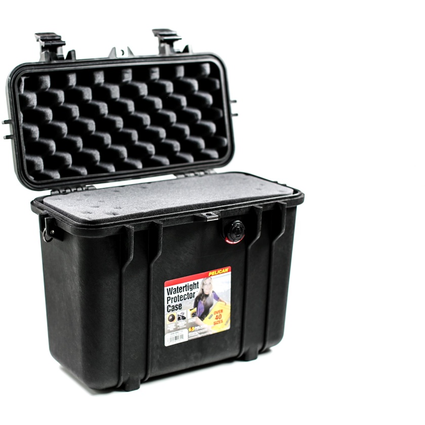 Pelican 1430 Top Loader Case (Black, With Foam)