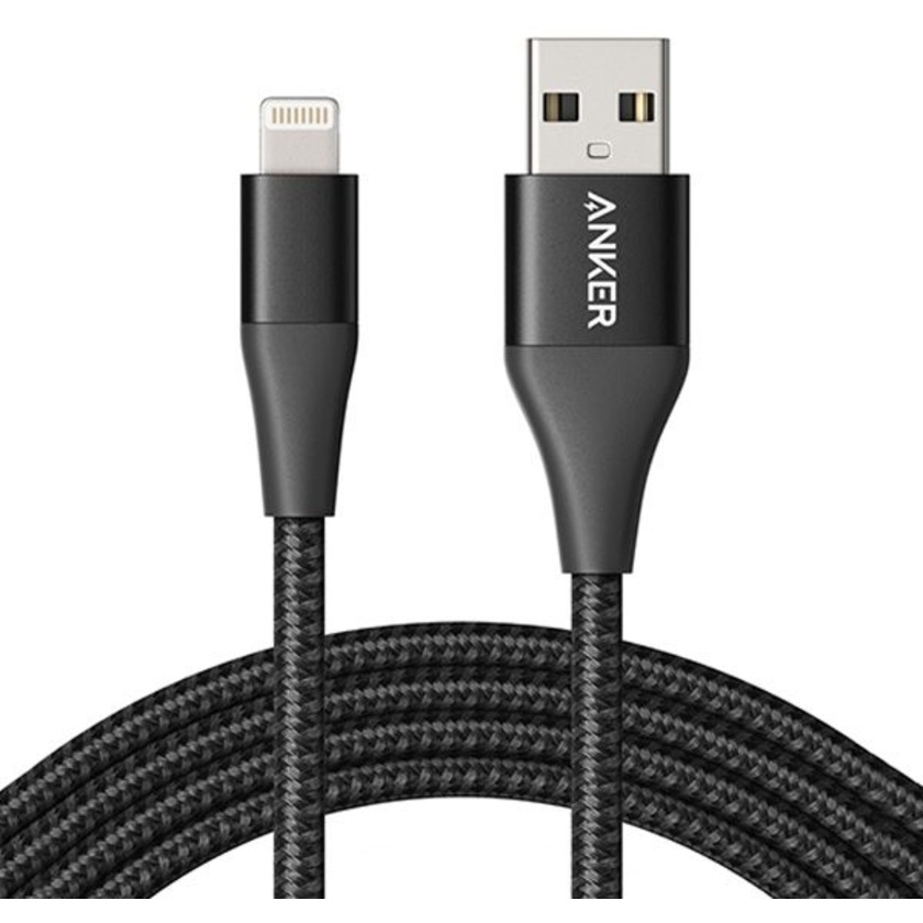 Anker PowerLine+ II 1.8m USB-A with Lightning Connector (Black)
