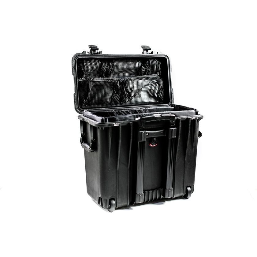 Pelican 1444 Top Loader Case (Black, With Photo Dividers)