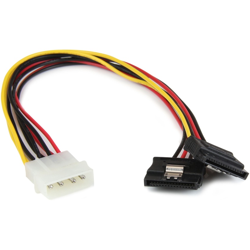 StarTech LP4 to 2x latching SATA Y Cable (30.4cm)