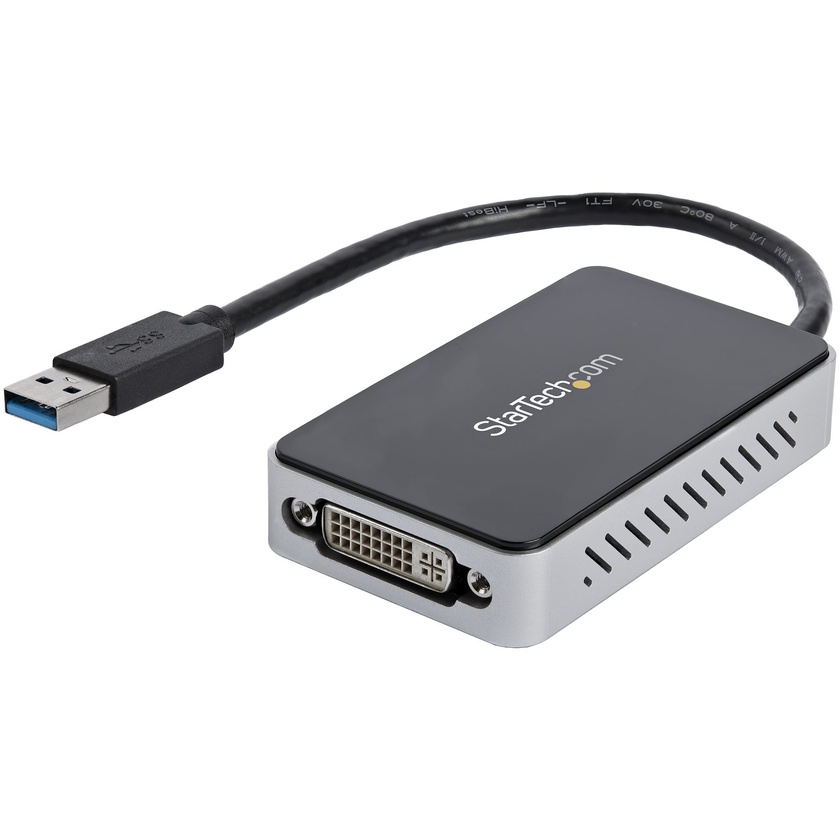 StarTech USB 3 to DVI Adapter with 1-Port USB Hub
