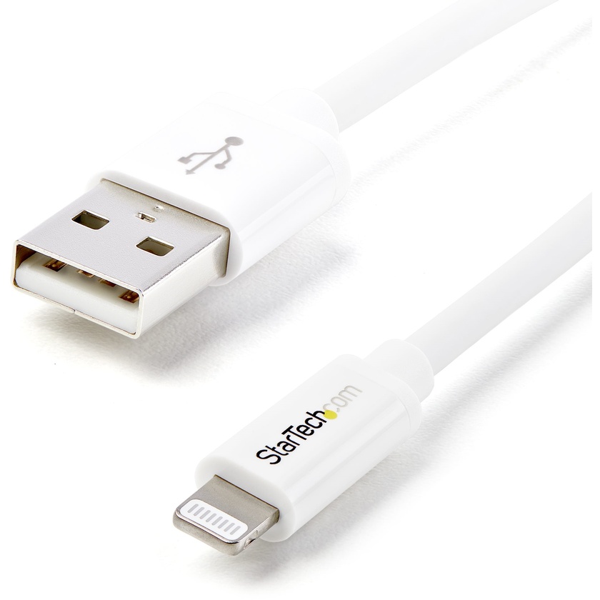 StarTech 8-pin Lightning to USB Cable (White, 1m)