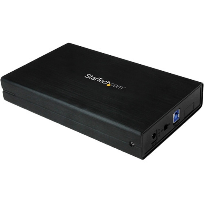 StarTech 3.5" USB 3.0 SATA III External Hard Drive Enclosure with UASP (Black)