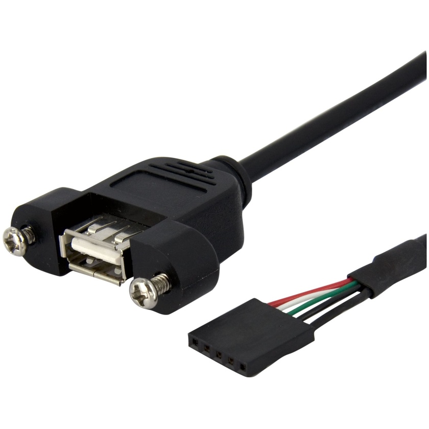 StarTech Panel Mount USB A / USB Header Cable (91.4cm)
