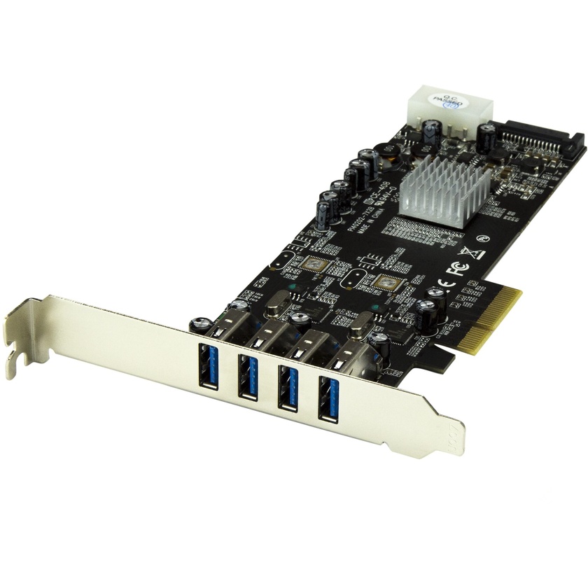 StarTech 4 Port Dual Bus PCIe USB 3 Card w/ UASP