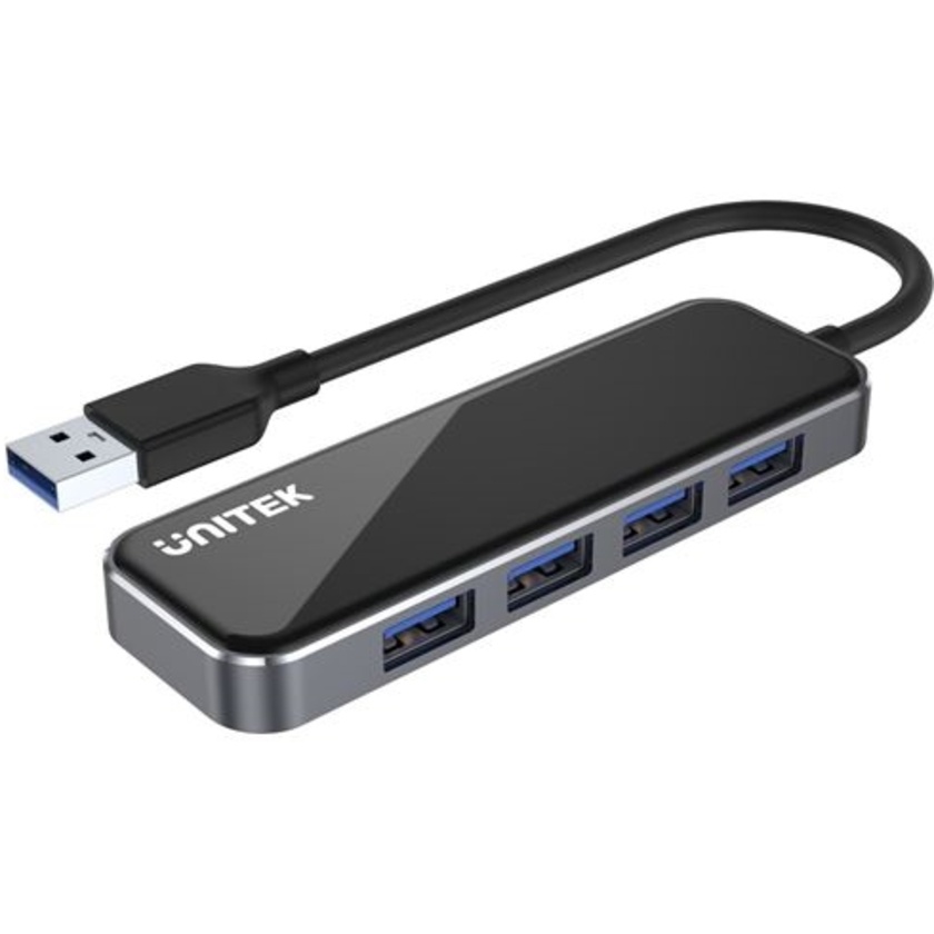 UNITEK uHUB Q4 USB 3.1 Multi-Port Hub with USB-A Connector. Includes 4x USB-A