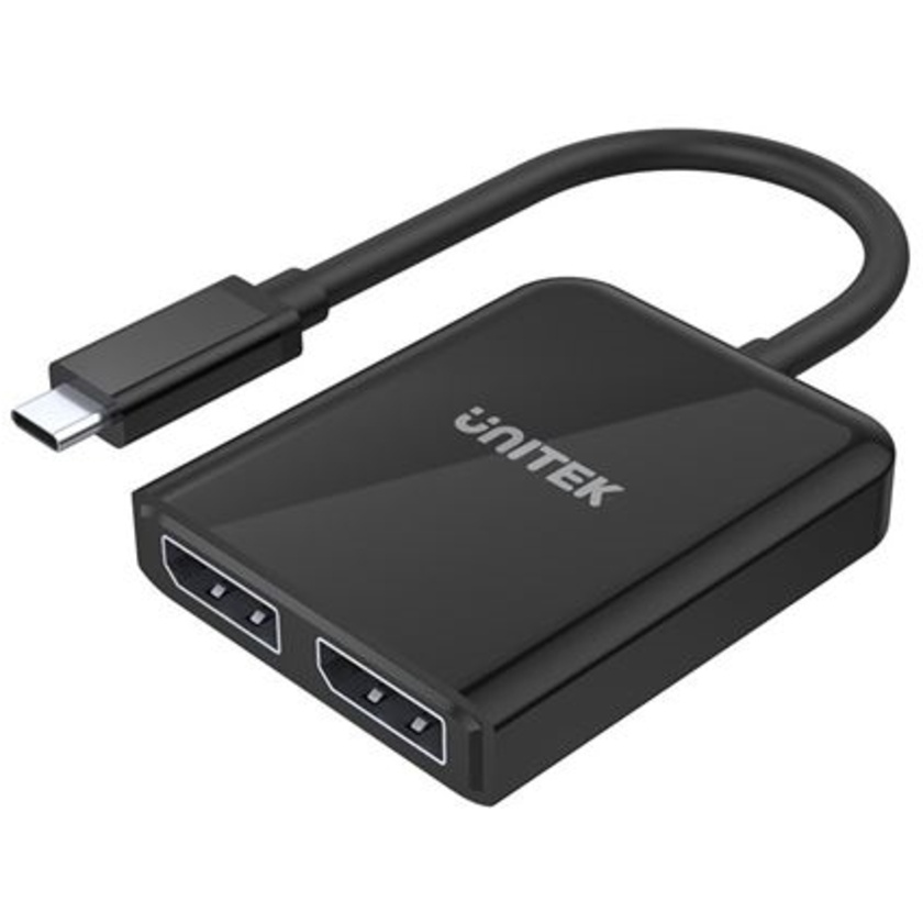 UNITEK USB-C to Dual DisplayPort 1.4 8K Adapter with MST