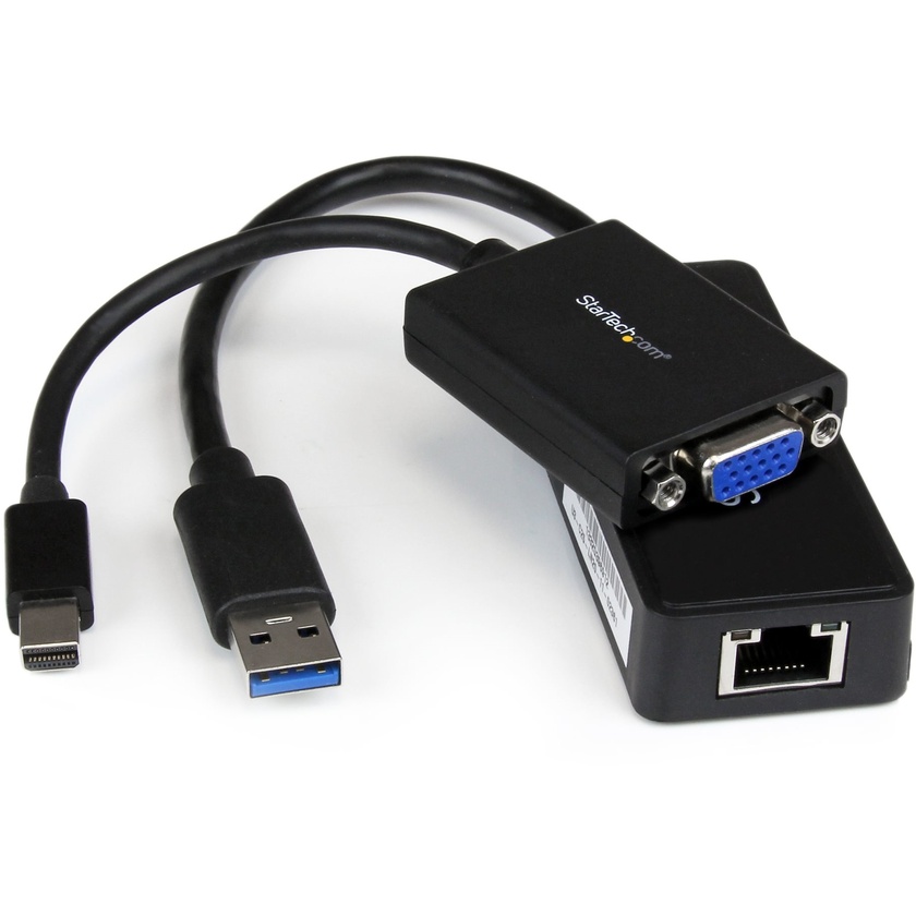 StarTech X1 Carbon VGA GbE Ethernet Adapter Kit