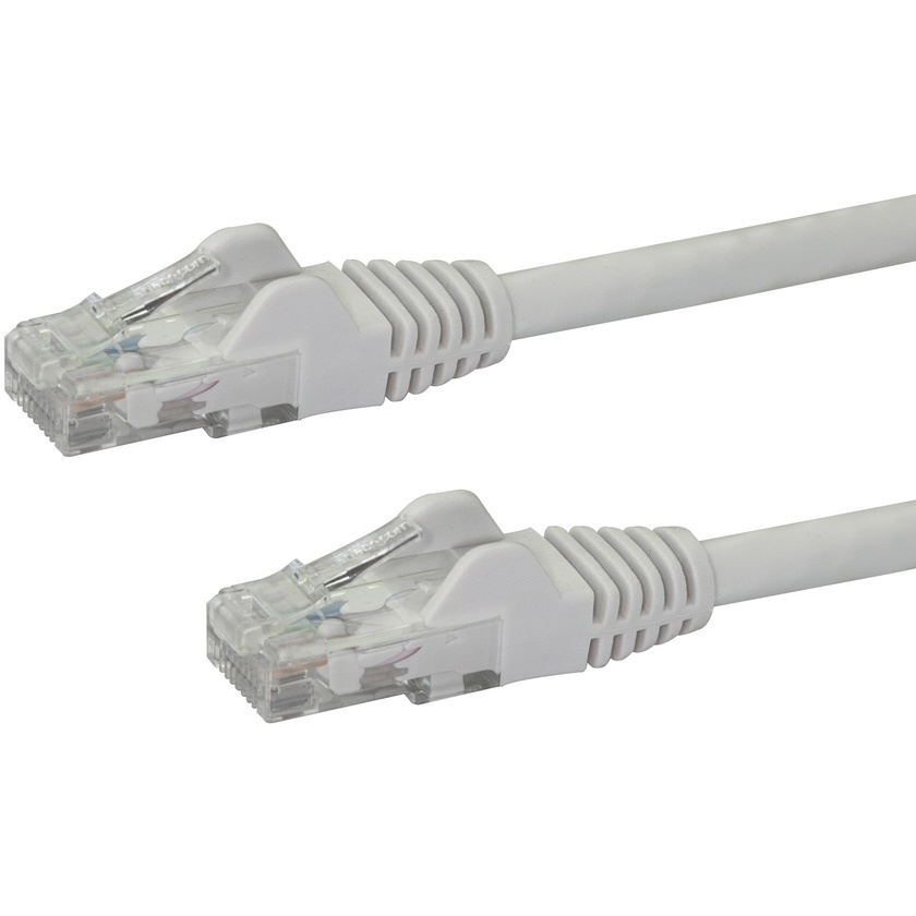 StarTech Snagless UTP Cat6 Patch Cable (White, 1m)