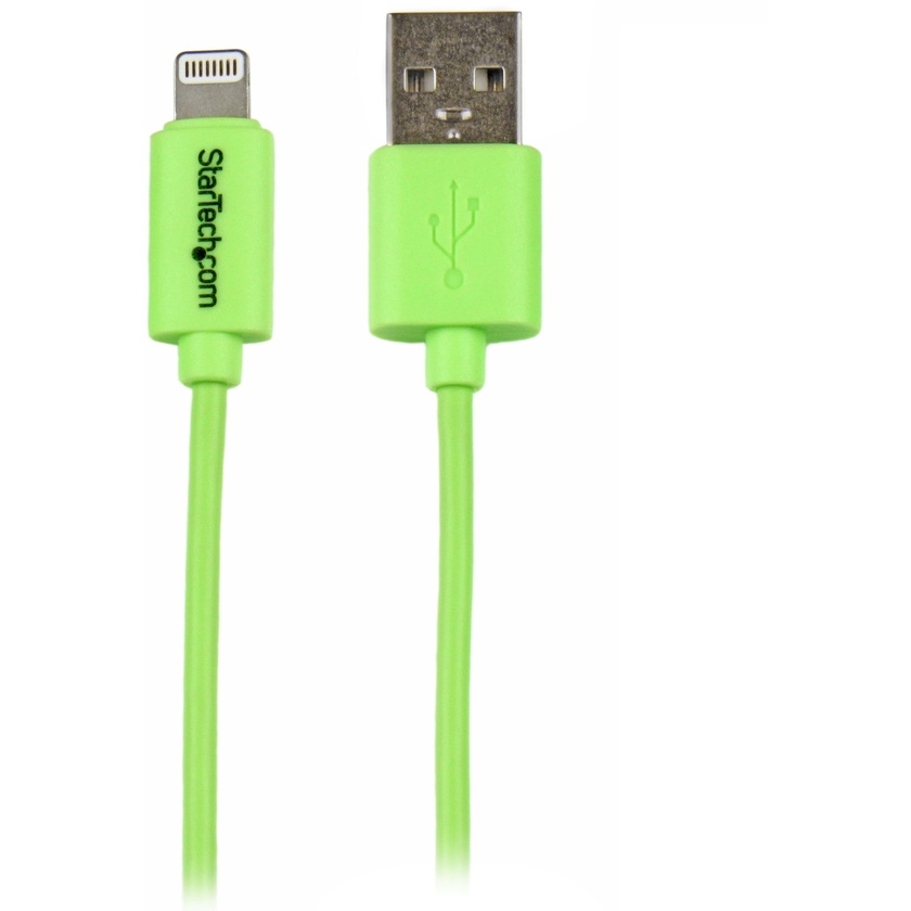 StarTech 8-pin Lightning to USB Cable (Green, 1m)