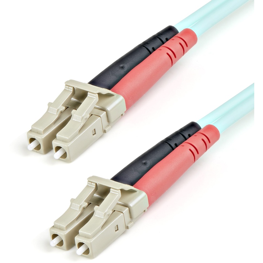 StarTech 10 Gb MM Fiber Patch Cable LC/LC (Aqua, 1m)