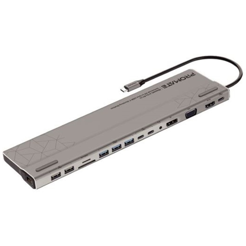 PROMATE Baselink-Pro All-in-1USB-C Docking Station 15-in-1 Hub.