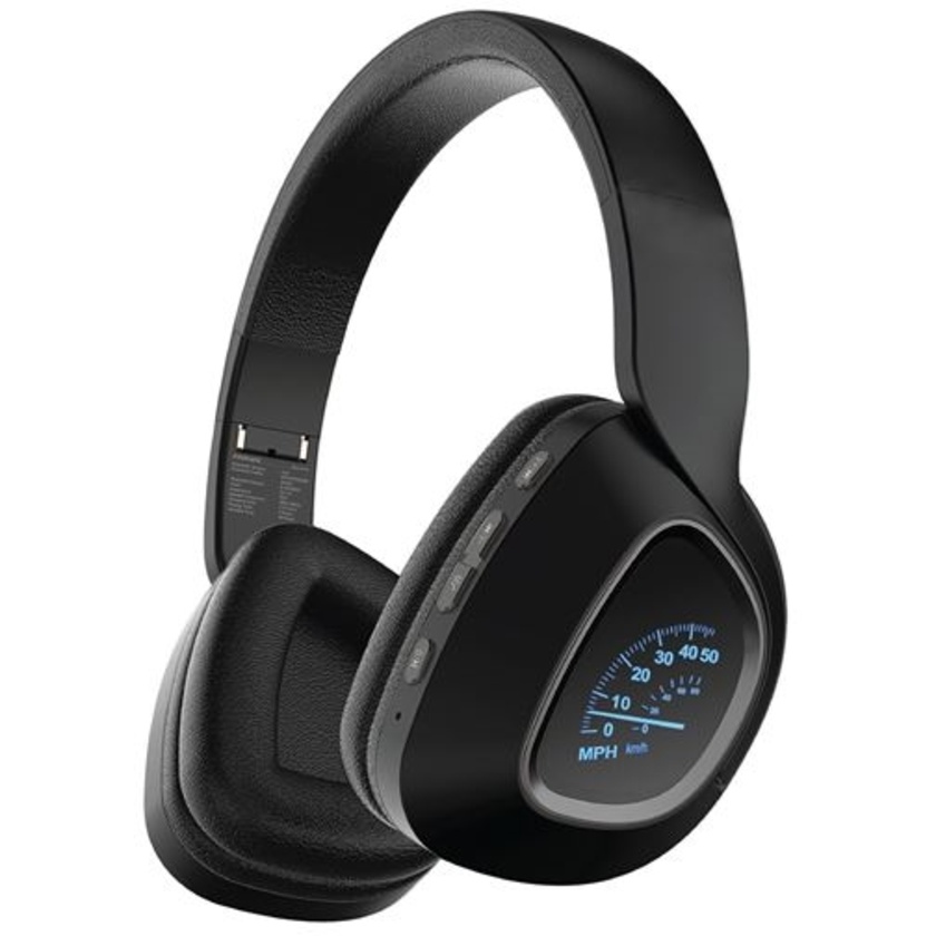PROMATE Bavaria Deep Base Bluetooth V5.0 Headphones with Stylish LED Light (Black)