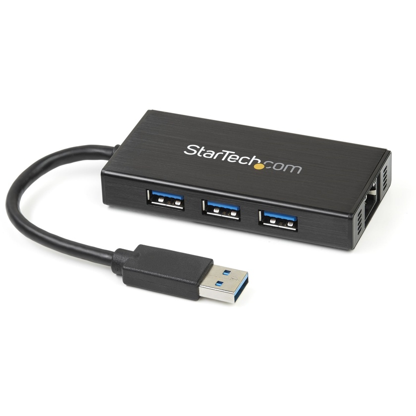 StarTech Portable USB 3.0 Hub w/ Gigabit Ethernet