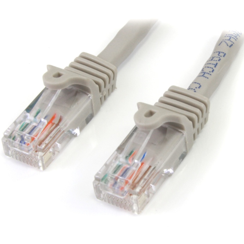 StarTech Snagless UTP Cat5e Patch Cable (Gray, 3m)