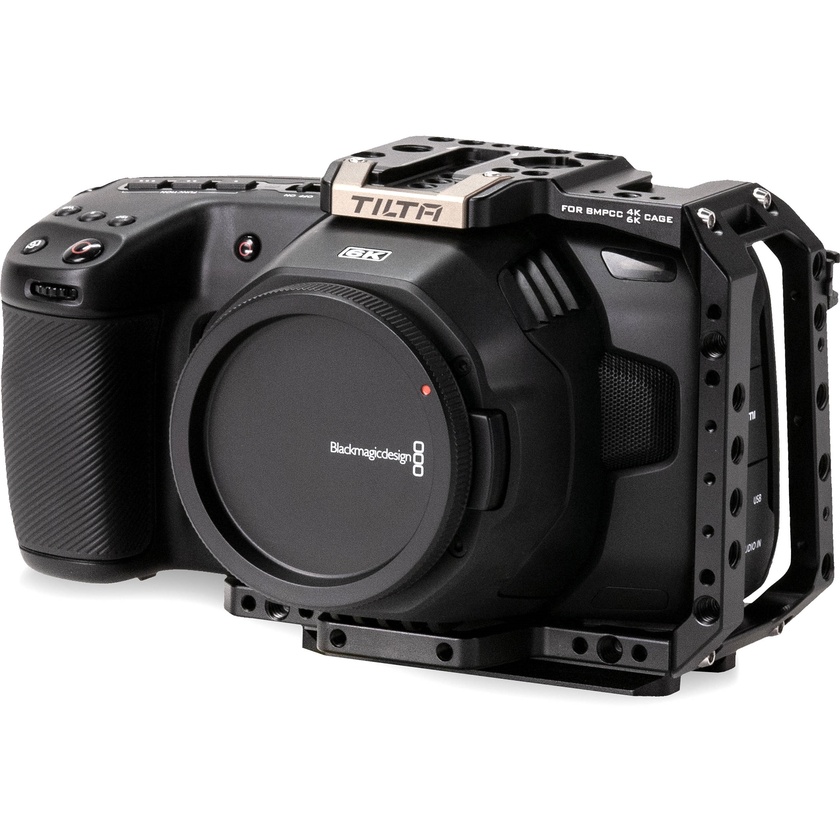 Tilta Half Camera Cage for Blackmagic Design Pocket Cinema Camera 4K/6K (Black)