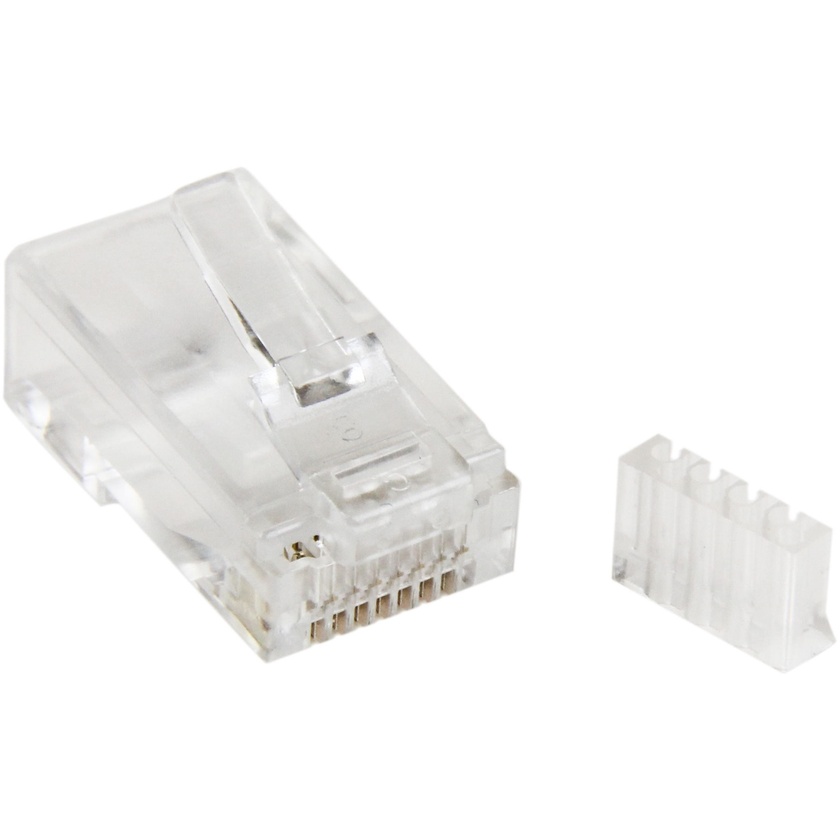 StarTech Solid Wire Cat 6 Modular Plug (50 Pack)