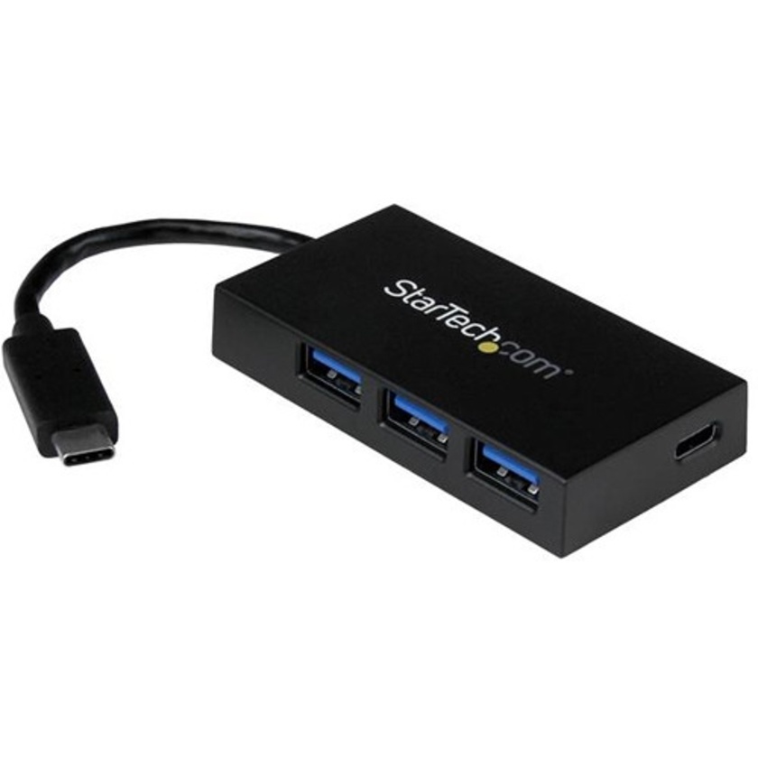 StarTech 4-Port USB 3.0 Hub (Black)