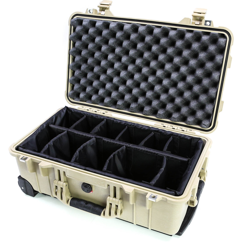 Pelican 1514 Carry On Case with Padded Dividers (Desert Tan)
