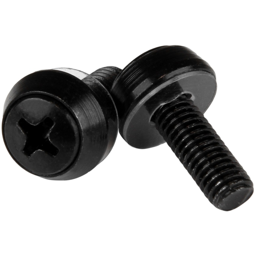 StarTech M6 Mounting Screws (50 Pack, Black)
