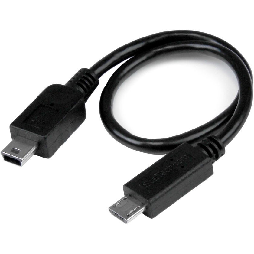 StarTech Micro USB to Mini USB OTG Cable M/M (20cm)