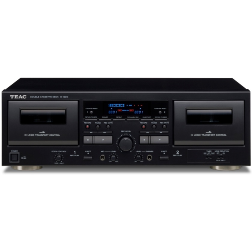 Teac TEAC W-1200 Double Cassette Deck (Black)