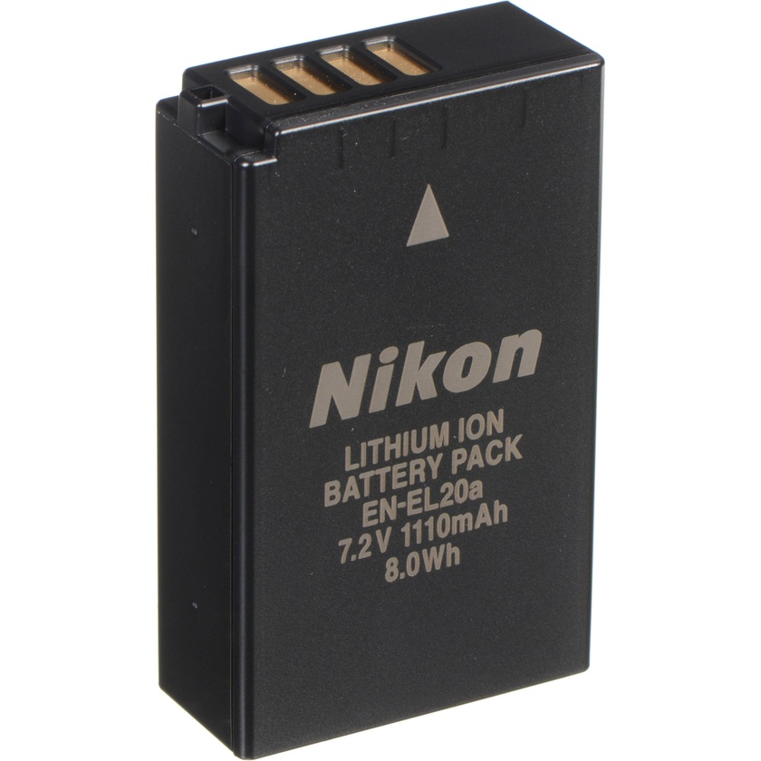 Nikon EN-EL20a Rechargeable Lithium-Ion Battery Pack (7.2V, 1110mAh)