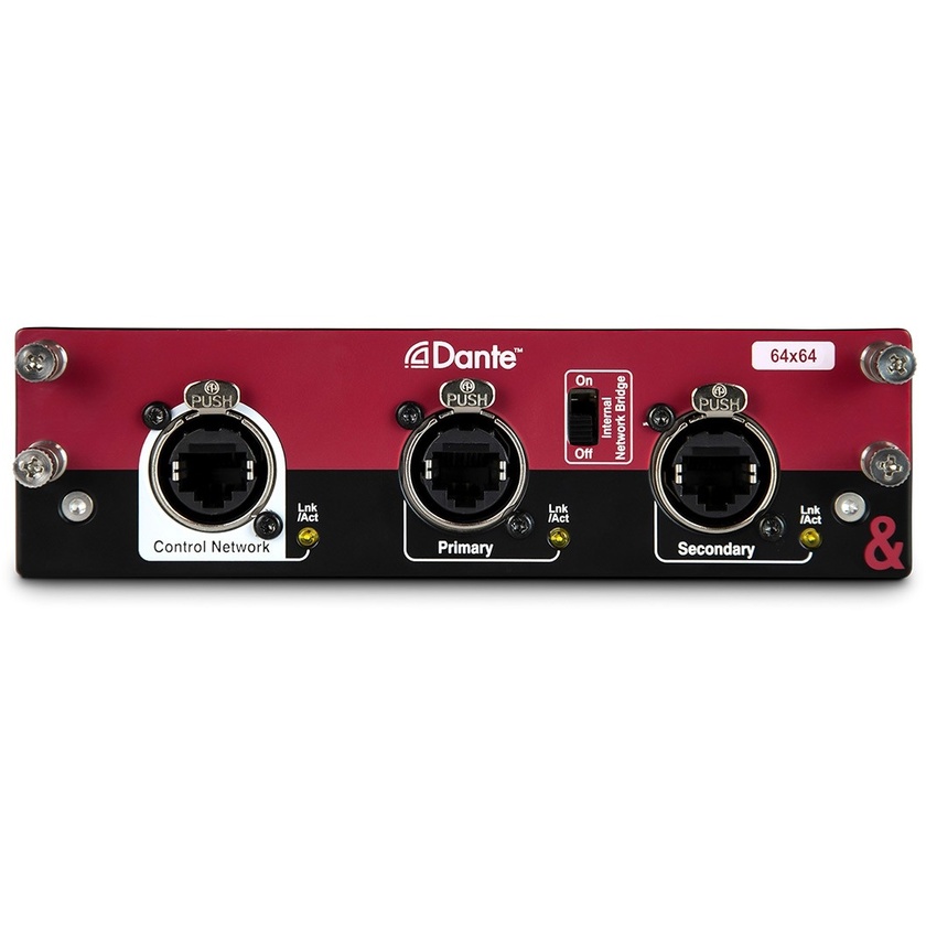 Allen & Heath Dante 64x64 Audio Interface Card for dLive Series Mixers
