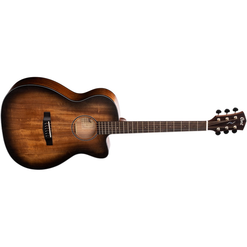 Cort Core-OC Mahogany Acoustic-Electric Guitar with Soft-Side Bag (All Solid Mahogany)
