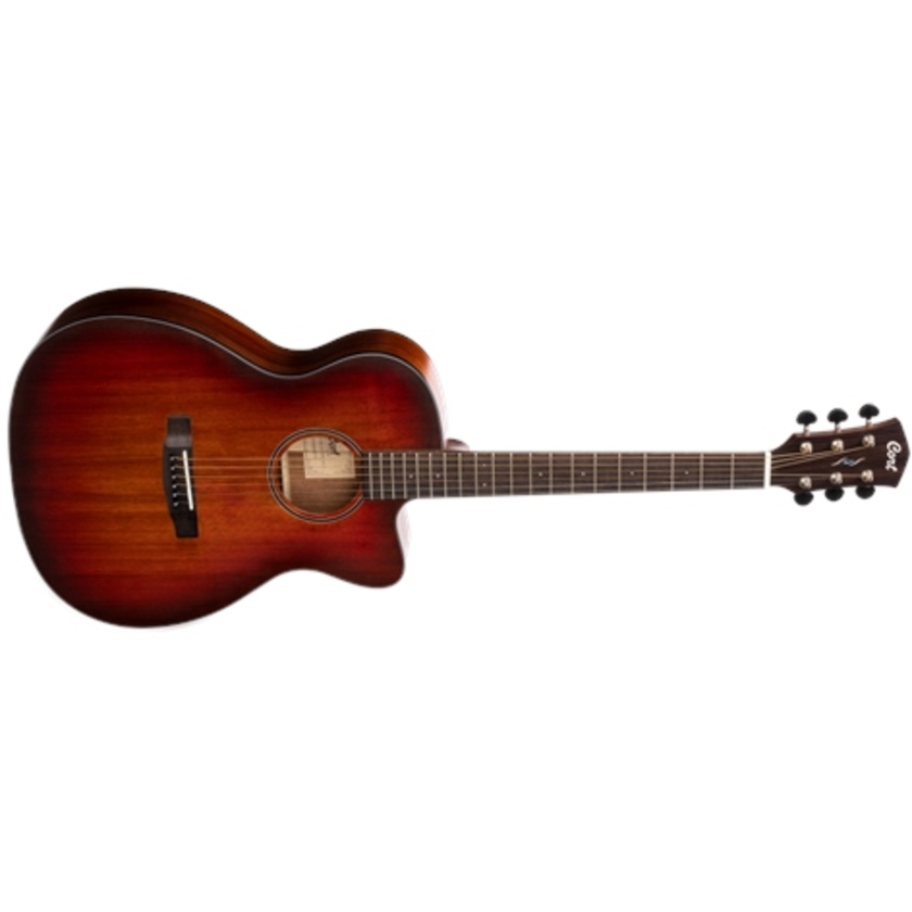 Cort Core-OC Blackwood Acoustic-Electric Guitar with Soft-Side Bag (All Solid Blackwood)