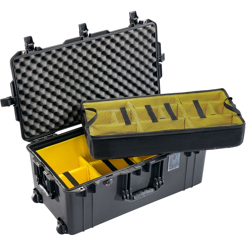 Pelican 1626 Air Case (Black, With Padded Dividers)