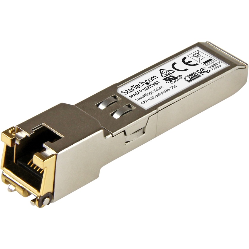 StarTech MA-SFP-1GB-TX 1000Base-T SFP Transceiver