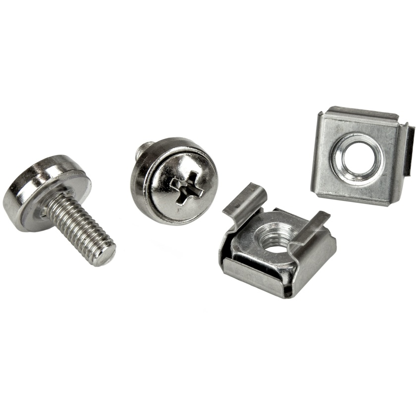 StarTech.com 50 Pack 10-32 Server Rack Cage Nuts and Screws with