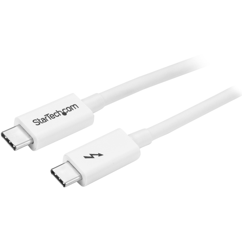 StarTech Thunderbolt 3 Cable 20Gbps (White, 1m)