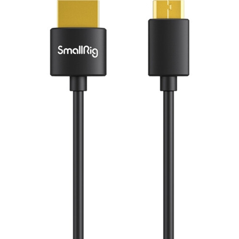 SmallRig Mini-HDMI to HDMI Cable (C to A, 35 cm)