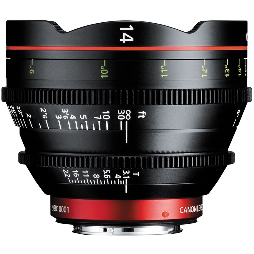 CANON シネレンズ CN-E 14mm T3.1 レンタル] Canon CN-E14mm T3.1 L F - キャノンEFマウント広角単焦点