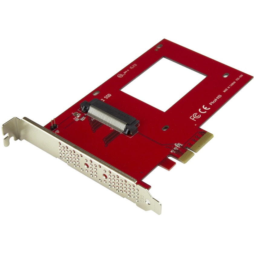 StarTech U.2 to PCIe Adapter - 2.5in U.2 NVMe SSD